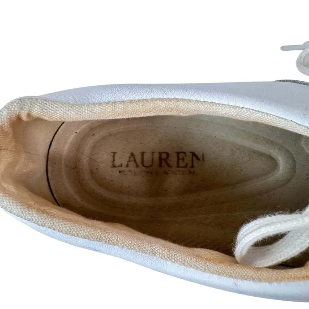 Lauren Ralph Lauren Janson II Sneakers Size 9.5 White Casualcore Streetwear